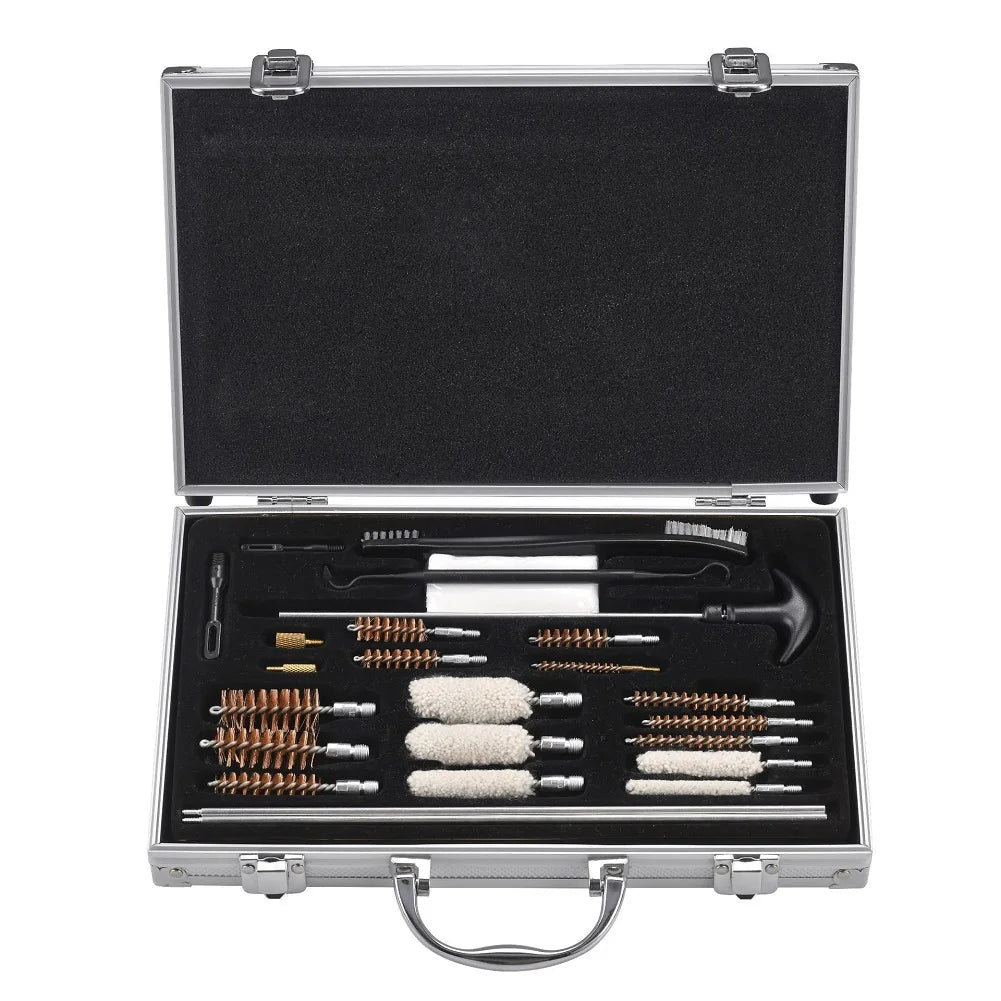 Gun Barrel Brush Box Set Gun Brush Pipe Cleaning Tools Kit Barrel Brush Tool for  Pistol Handgun Shotgun