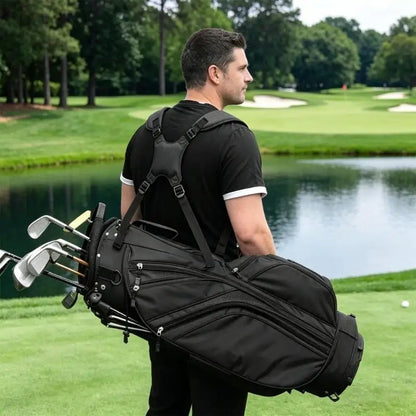 Golf Bag Strap Adjustable Bag Strap Replacement Golf Bag Double Shoulder Strap