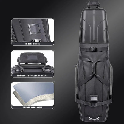 Professional Golf Travel Bags for Airlines with Password Lock - Hard Case