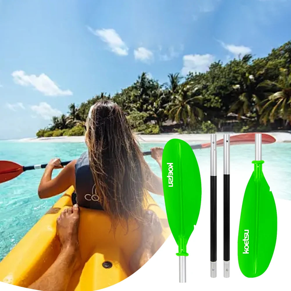 4-Piece Two Way Paddle Adjustable Floating Kayak Paddle Aluminium Alloy Stand Up Paddleboard Paddles