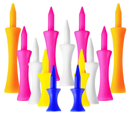 Golf Tees Plastic Unbreakable Mixed Sizes 100 Count