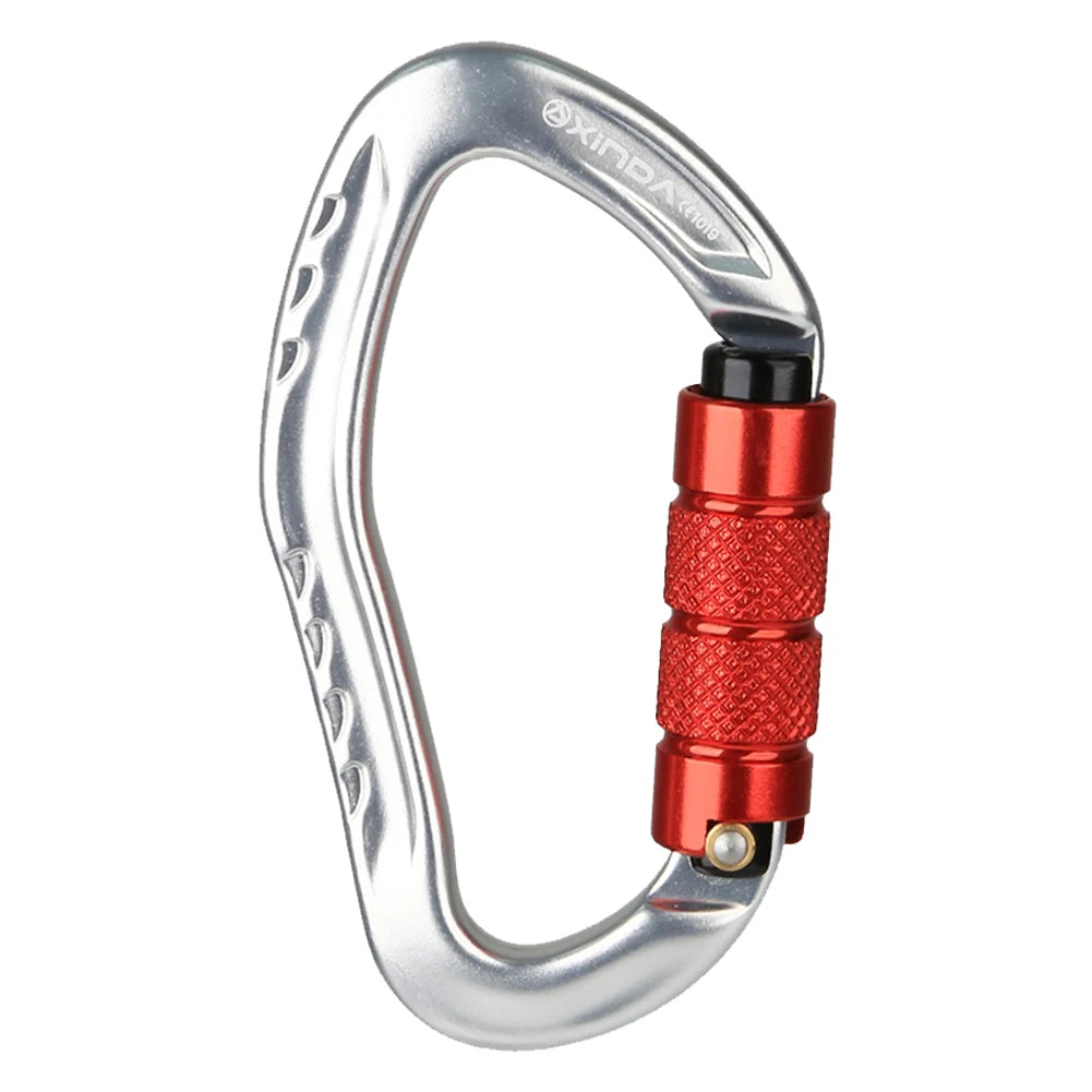 Carabiner Clip Aluminum Alloy Heavy Duty Carabiners Screw Lock