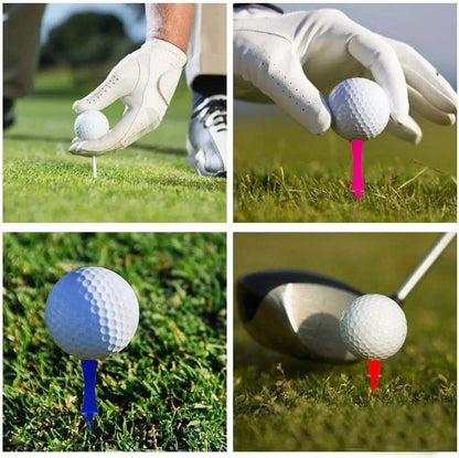 Golf Tees Plastic Unbreakable Mixed Sizes 100 Count