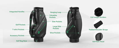 Golf Bag Multi-Function Waterproof Golf Bags Large Capacity Travel Bags