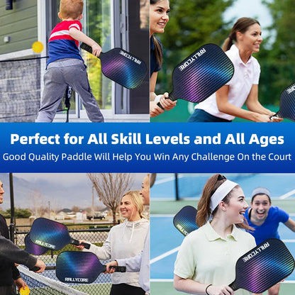 Perfect Pickleball Gift Set | Portable 2-Paddle Kit with 4 Balls & Carry Bag - Ideal for Travel, Men & Women Players
