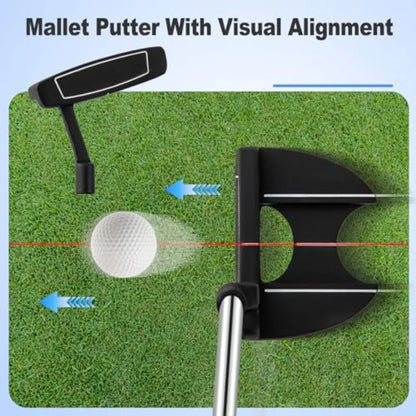 Men's Golf Clubs Set with 460CC Driver Fairway Wood Hybrid Irons Putter