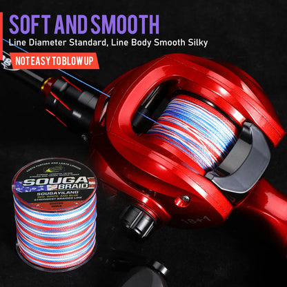 4 Strand Braided Fishing Line 300M Multifilament  Braided Wire Fishing