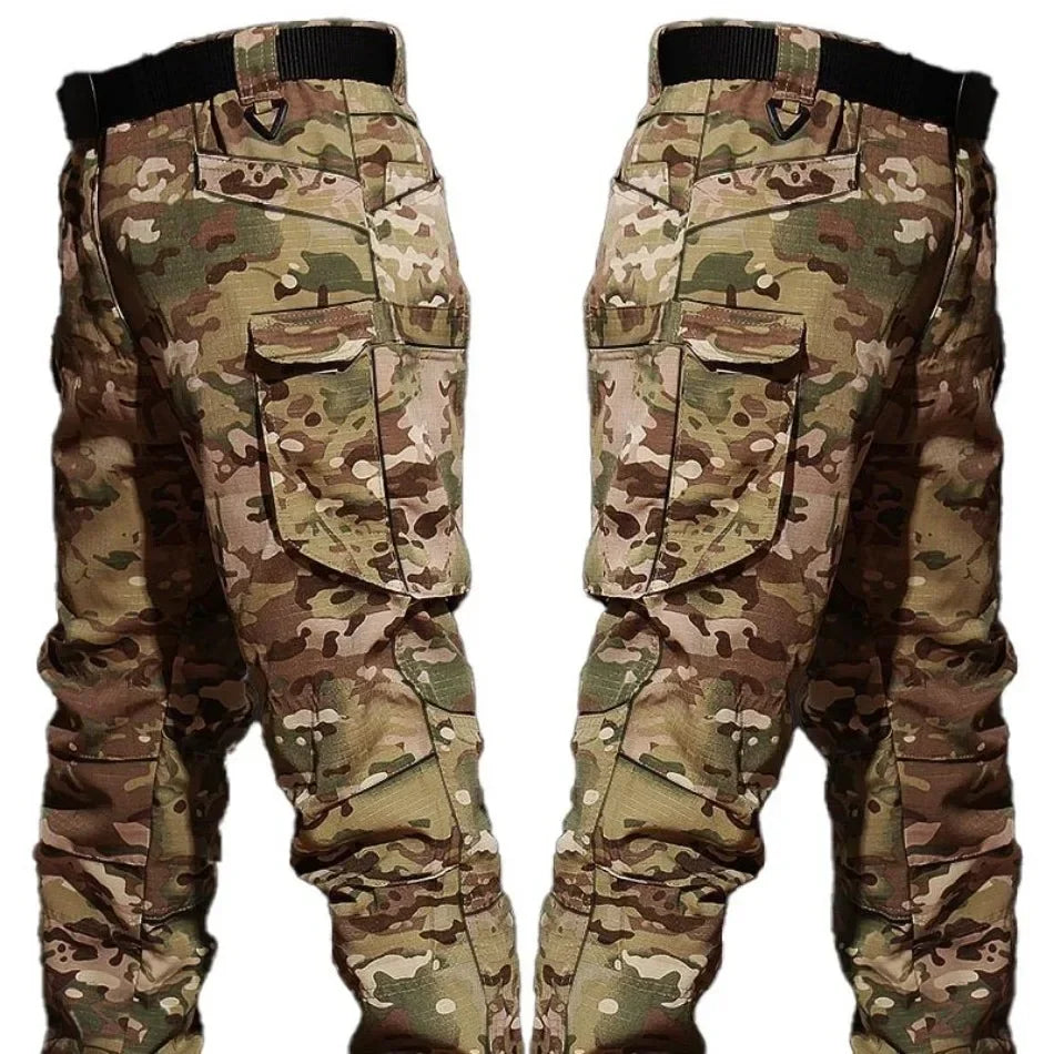 Camo Suits Tactical Shirts Training Sets Multi-pocket Army Multicam Uniforms Work Wear Pants Hunting Clothes Wear-resisting