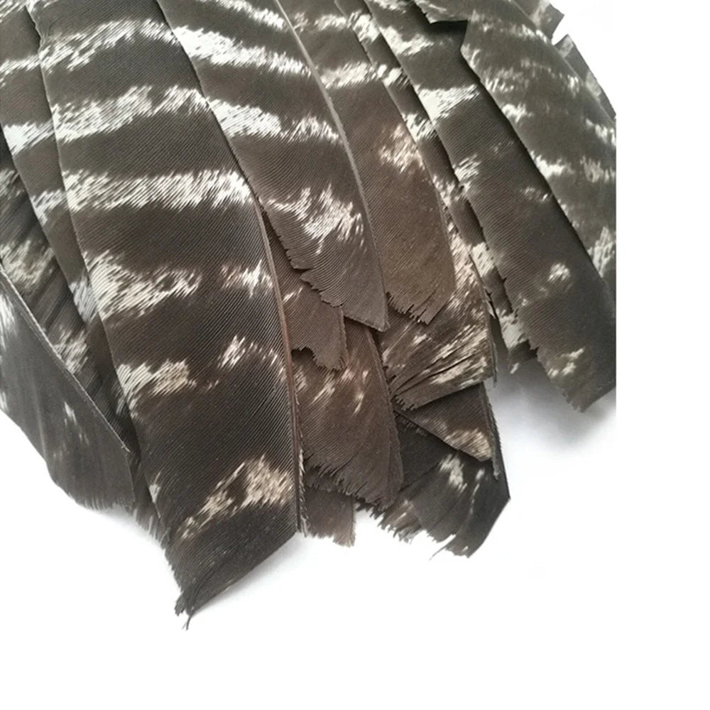 Archery Turkey Feather Fletches 50 Pieces Real Natural Turkey Vanes