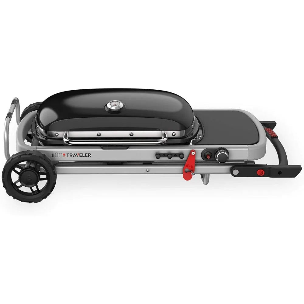 Portable Gas Grill in Black