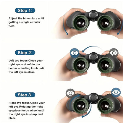15X56 HD Portable Binoculars High Power for Hunting  Camping