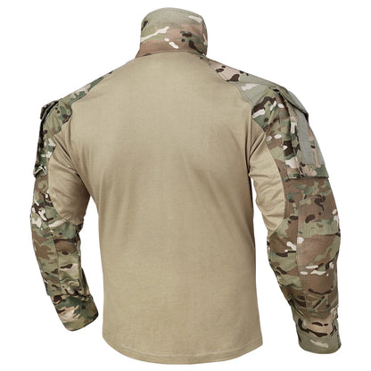 Shirt with Elbow Pads For Hunting  Tops  Tiger Stripes Shirts