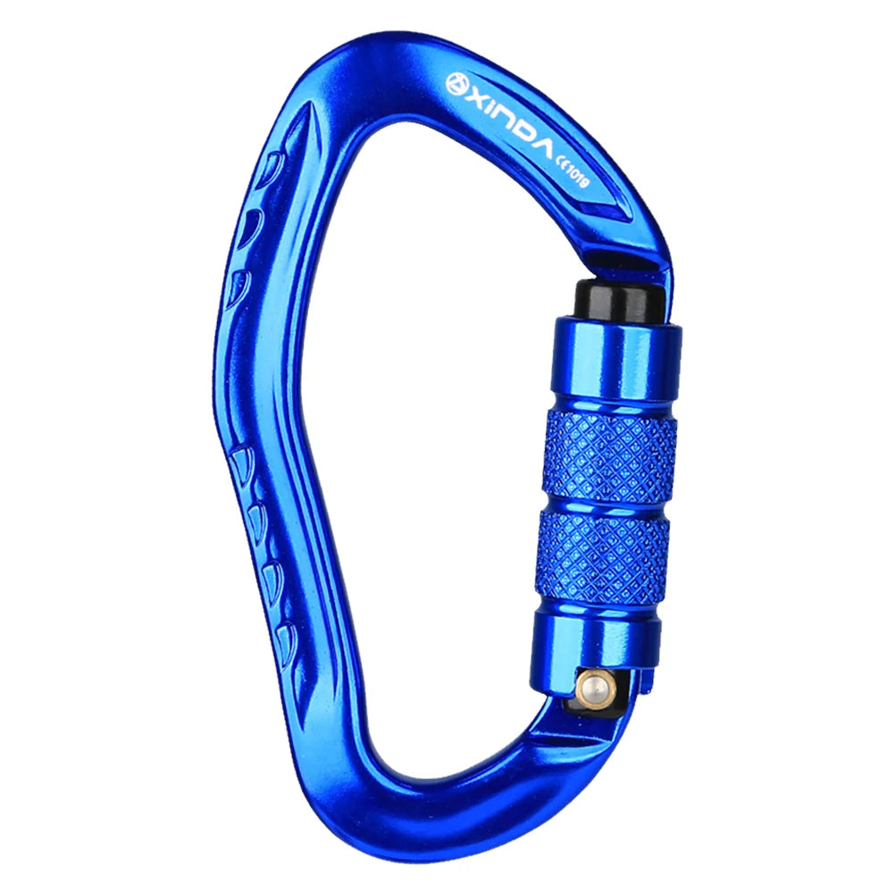 Carabiner Clip Aluminum Alloy Heavy Duty Carabiners Screw Lock