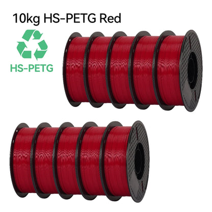 5/10KG High speed PETG For 3D Printer Bambu Lab Filament 40-500mm/s Hyper