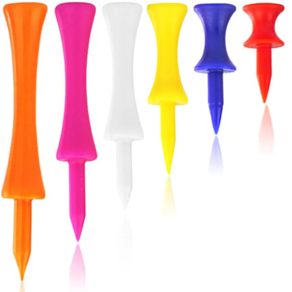 Golf Tees Plastic Unbreakable Mixed Sizes 100 Count