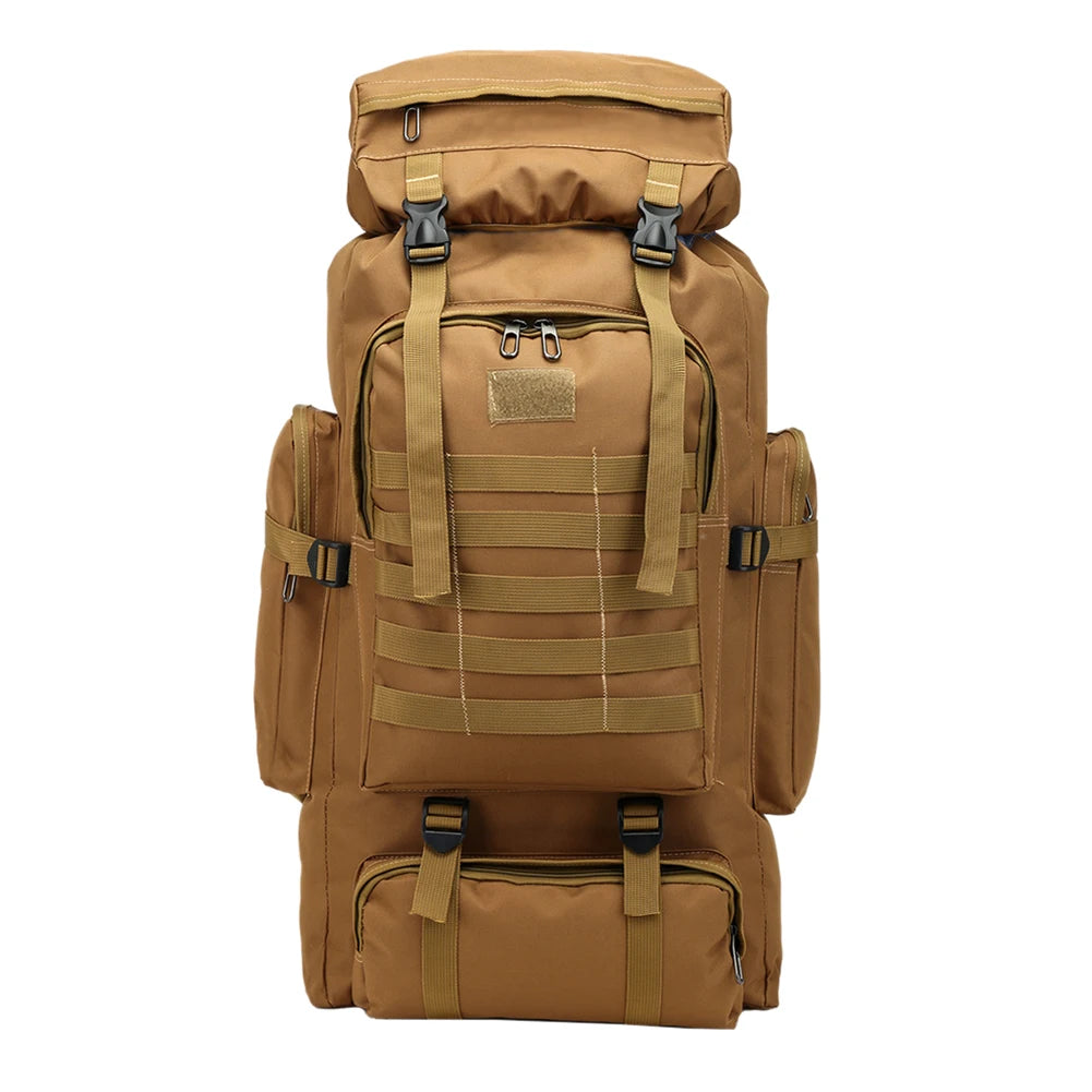 80L Tactical Backpack Outdoor Military Rucksacks