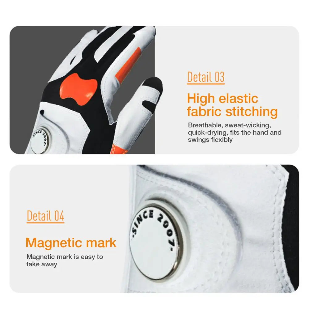 Left Hand Golf Gloves Grip Trainer Reduce Golf Hook Ball Corrector Gloves