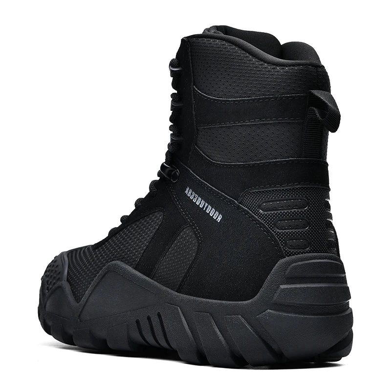 Men's waterproof hiking boots, lightweight outdoor boots,