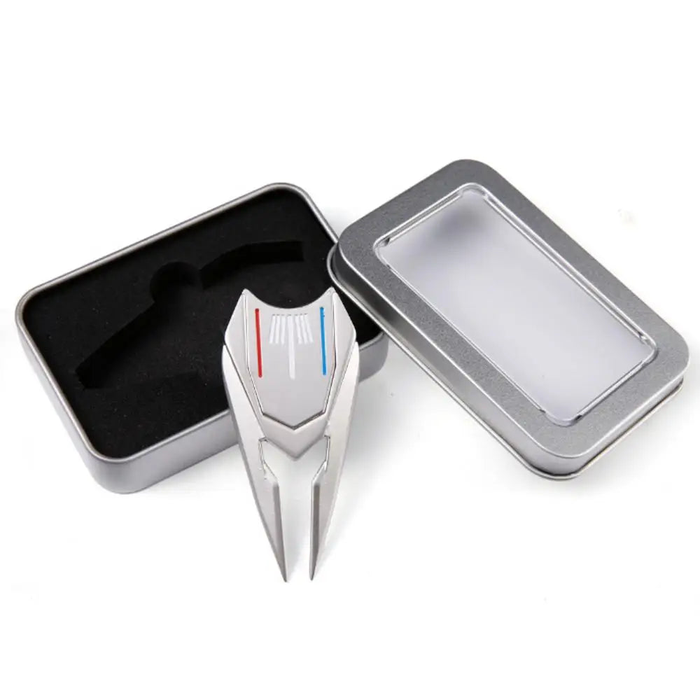 Golf Tool Divot Ball Retriever Tool Golf Alloy Golf Ball Line Marker Tool Multifunctional