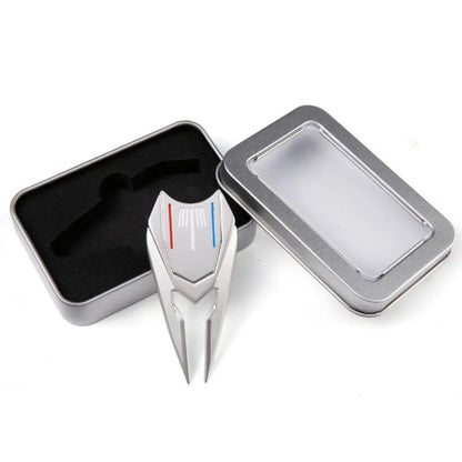 Golf Tool Divot Ball Retriever Tool Golf Alloy Golf Ball Line Marker Tool Multifunctional