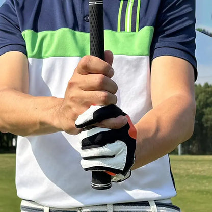 Left Hand Golf Gloves Grip Trainer Reduce Golf Hook Ball Corrector Gloves
