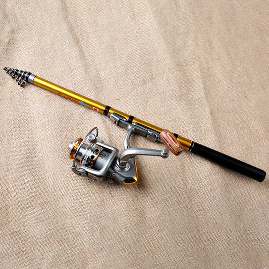 Carbon Telescopic Fishing Rod 1.5m 1.8m 2.1m Travel Rod