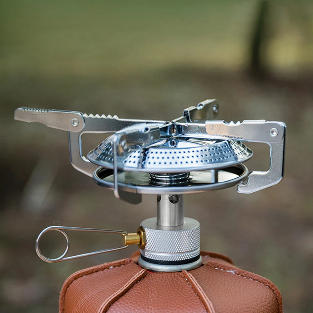Portable Outdoor Camping Gas Stove with Adjustable Flame