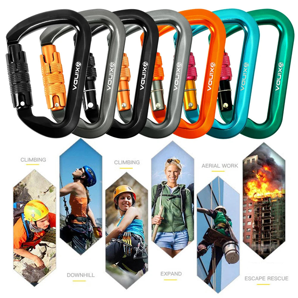 30kN D-Shaped Carabiners Heavy Duty Carabiner