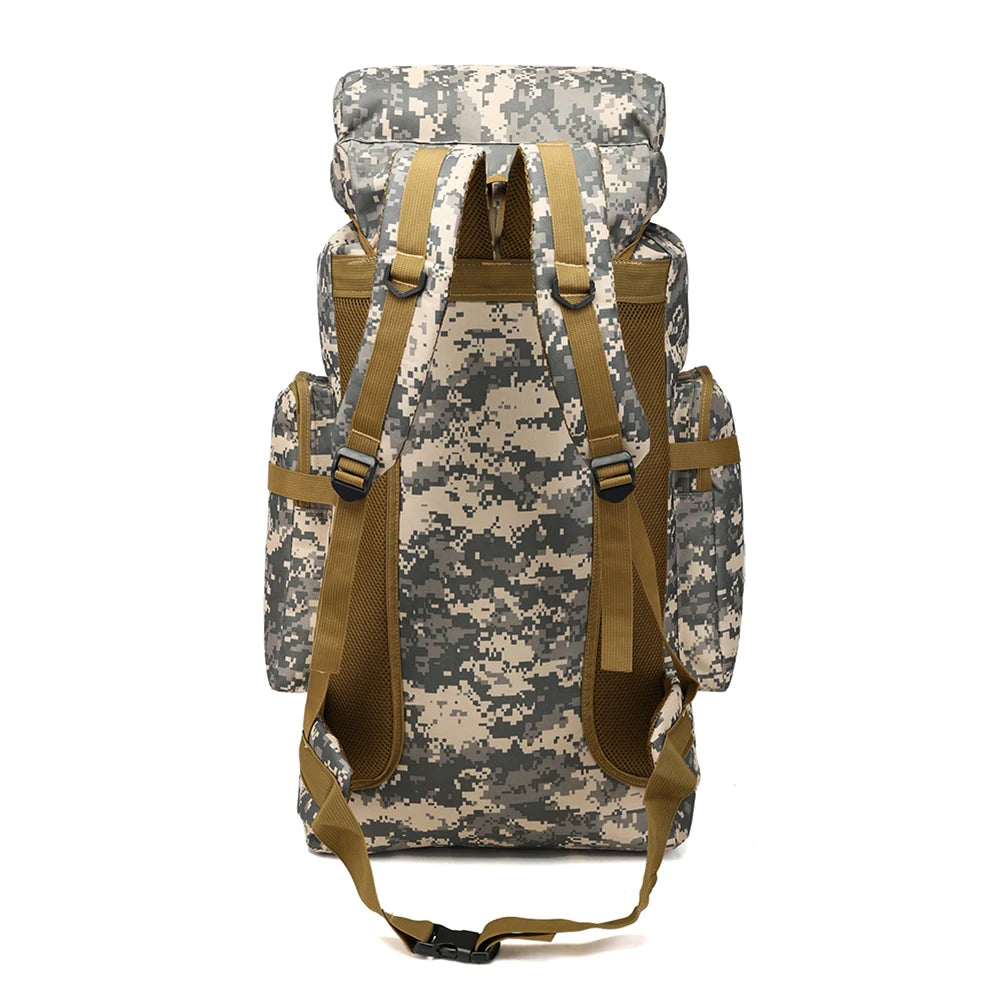 80L Tactical Backpack Outdoor Military Rucksacks