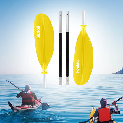 4-Piece Two Way Paddle Adjustable Floating Kayak Paddle Aluminium Alloy Stand Up Paddleboard Paddles