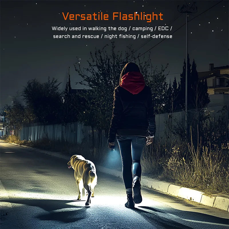 ACEBEAM TAC 2AA LED flashlight 1600 lumen 181 meters portable EDC flashlight USB-C rechargeable battery double buttons torch