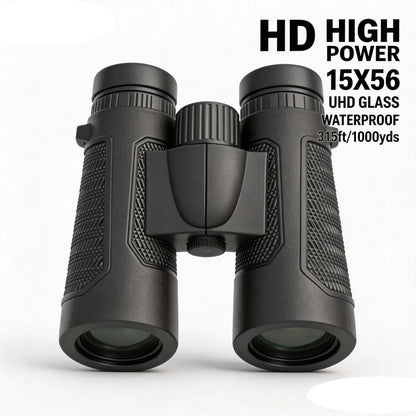 15X56 HD Portable Binoculars High Power for Hunting  Camping