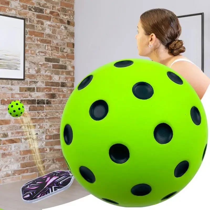 1PC Silent Pickleball practice ball PU foam high bounce resistance