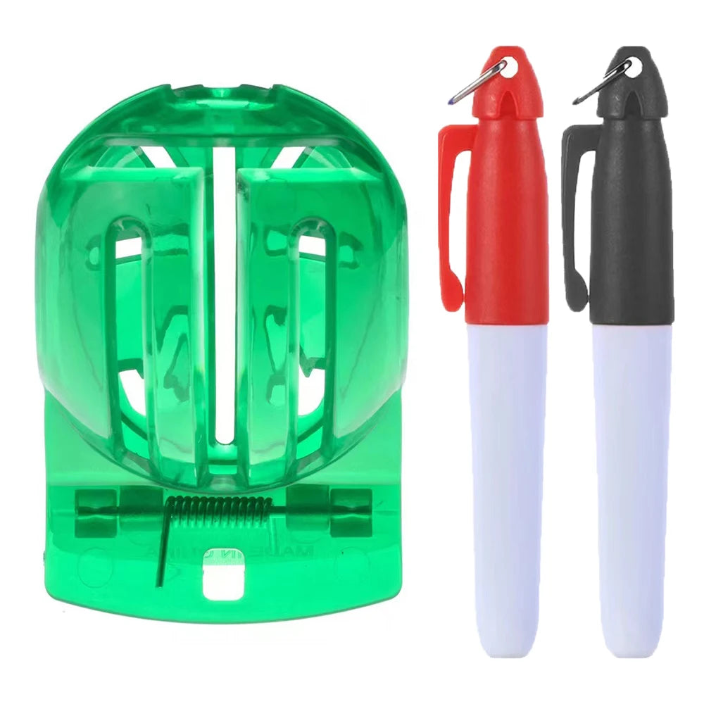 Easy-to-Use Golf Ball Line Clip, T-Shaped, Triple Line Marker