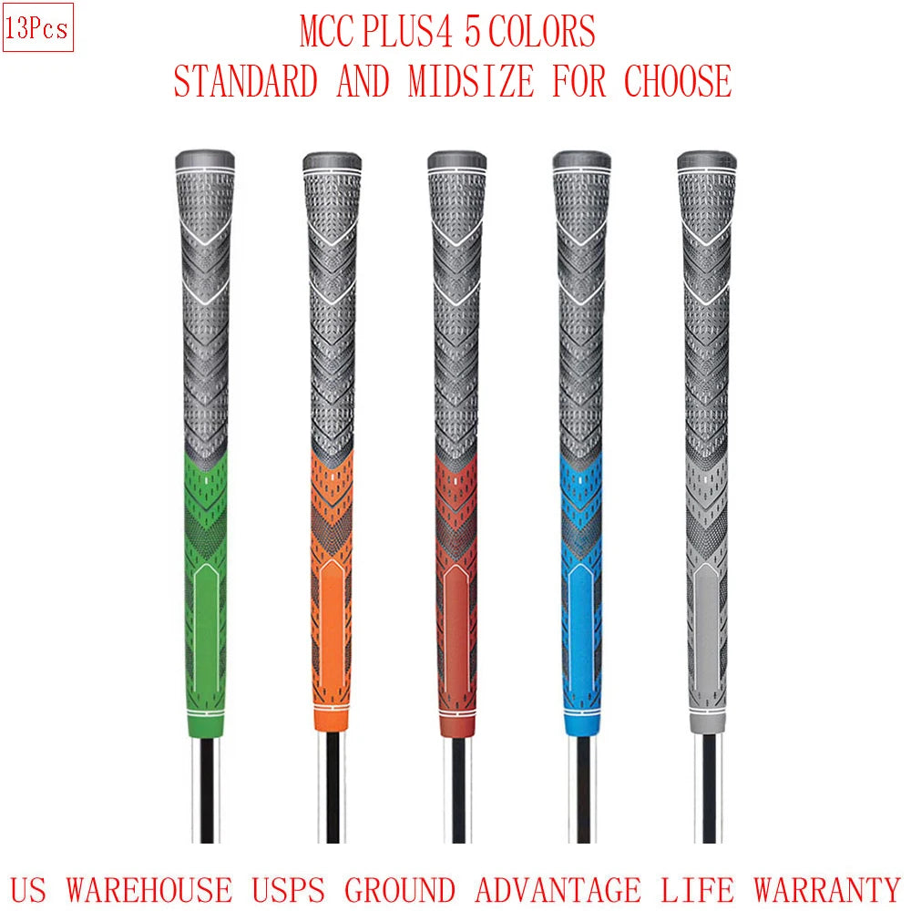 13PCs Golf Grips MCC PLUS4 Golf Grip Anti-slip