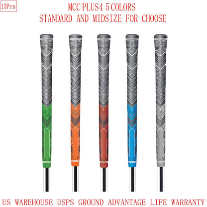 13PCs Golf Grips MCC PLUS4 Golf Grip Anti-slip