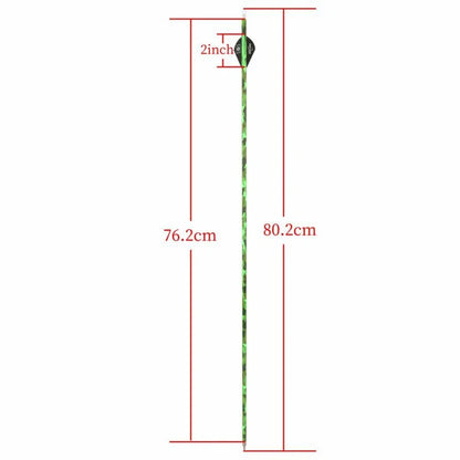 Archery Arrows 30 Inch Camo Mixed Carbon Spine 500 ID6.2mm with Rubber Vanes