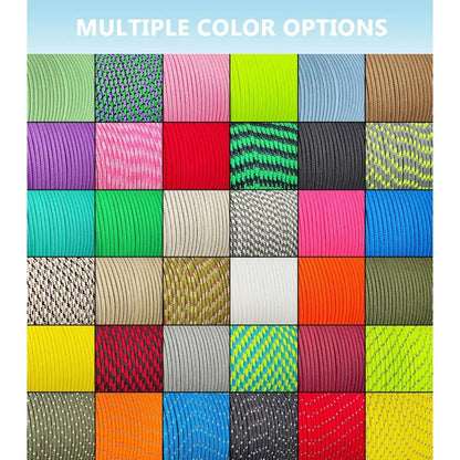 Paracord 240lb,  2mm Micro Utility Cord 3 Strand Parachute Spool Cord 100ft