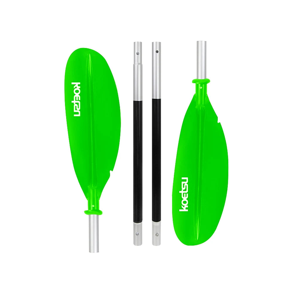 4-Piece Double-Head Surfpaddle Aluminium Alloy Floating Kayak Paddle Stand Up Paddleboard Paddles for Outdoor Water Sports