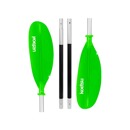 4-Piece Double-Head Surfpaddle Aluminium Alloy Floating Kayak Paddle Stand Up Paddleboard Paddles for Outdoor Water Sports