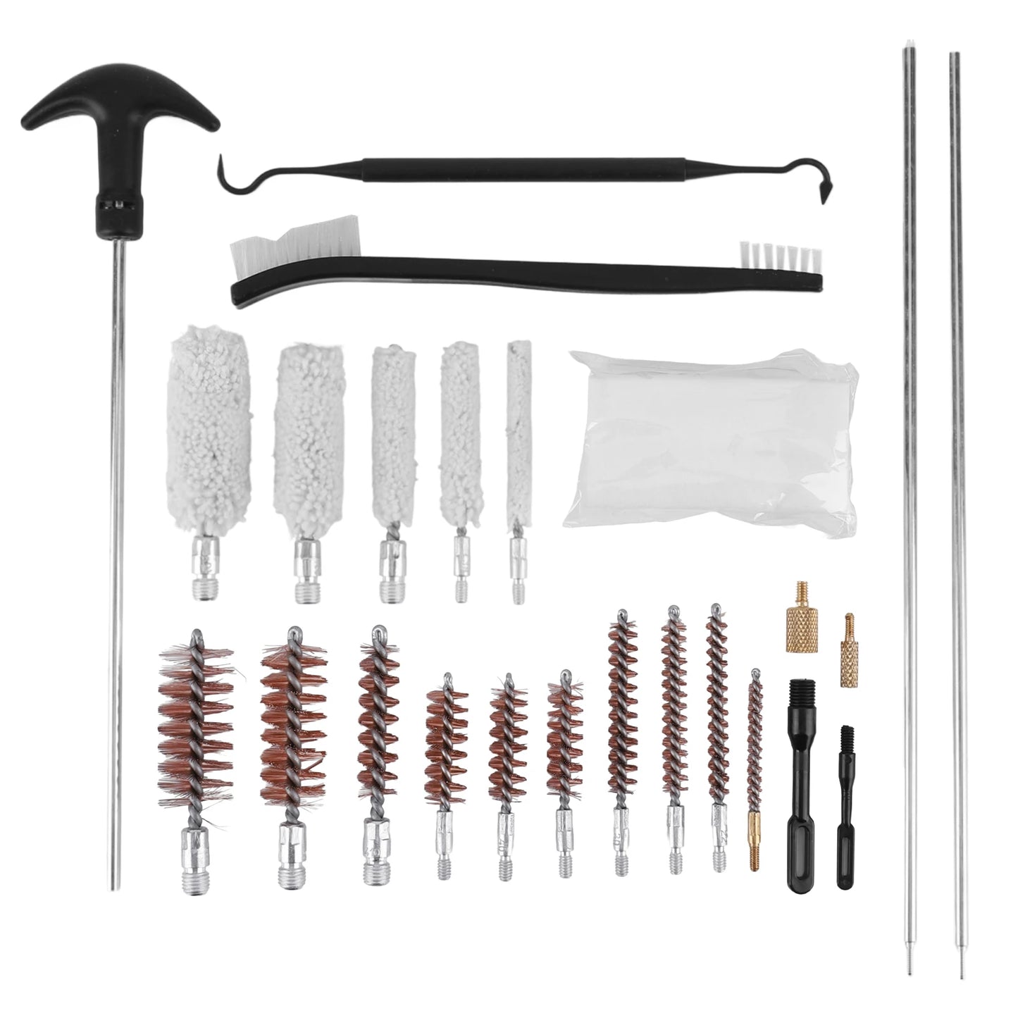 Gun Barrel Brush Box Set Gun Brush Pipe Cleaning Tools Kit Barrel Brush Tool for  Pistol Handgun Shotgun