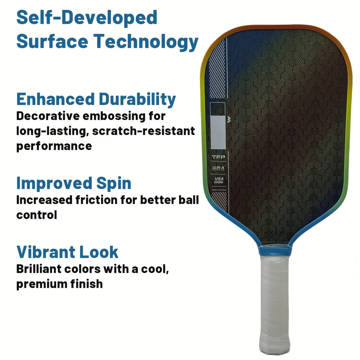 Pickleball Paddle  Gen 4 TFP Foam Core T700 Carbon Fiber