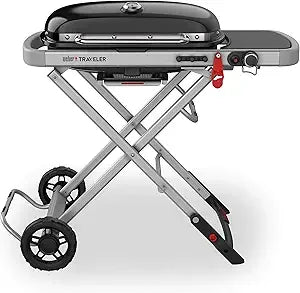 Portable Gas Grill in Black
