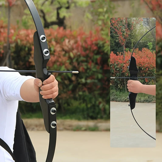 30lbs Longbow Recurve Bow Set for Adults
