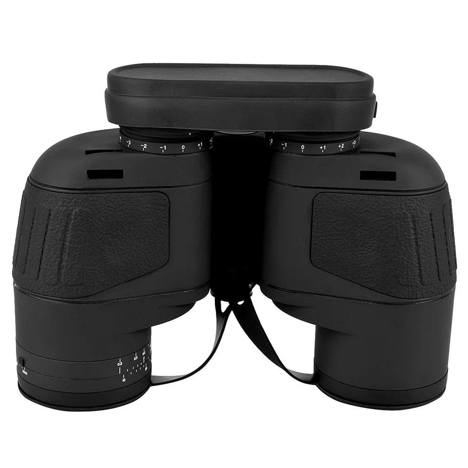 10x50 Binoculars with Rangefinder Compass BAK4 Prism FMC Lens eFogproof Waterproof Long Range