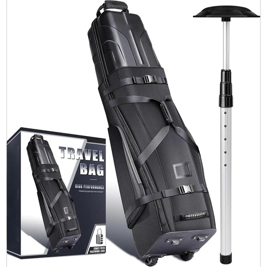 Professional Golf Travel Bags for Airlines with Password Lock - Hard Case