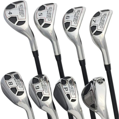 EX-550 Hybrid Iron Set, : #4, 5, 6, 7, 8, 9, PW +SW Regular Flex Graphite Right Handed
