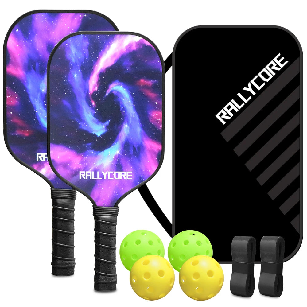 Pickleball Paddles Set Rackets Portable Racket Cover Carrying Bag Gift Kit