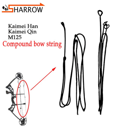 Compound Bow String Archery Replaceable String  M125 M109E KAIMEI Pulley Bow Hunting Shooting Bowstring