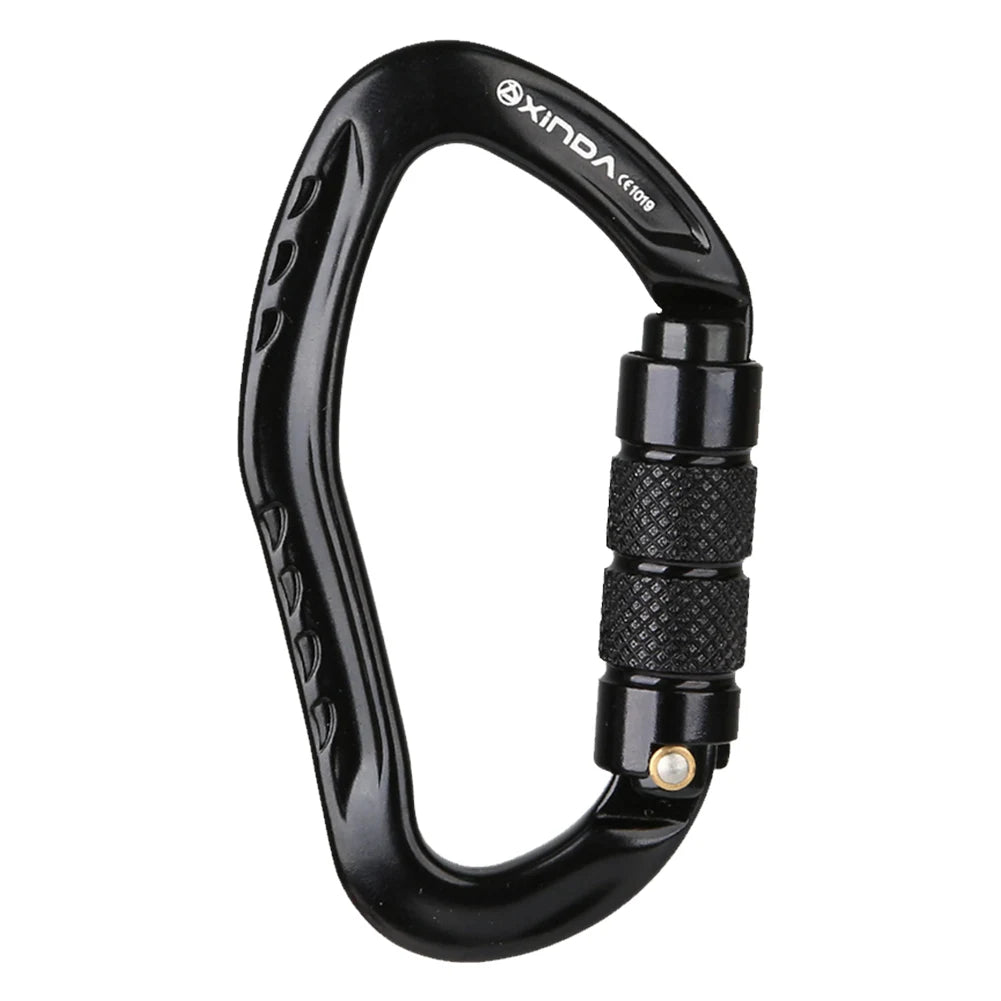 Carabiner Clip Aluminum Alloy Heavy Duty Carabiners Screw Lock